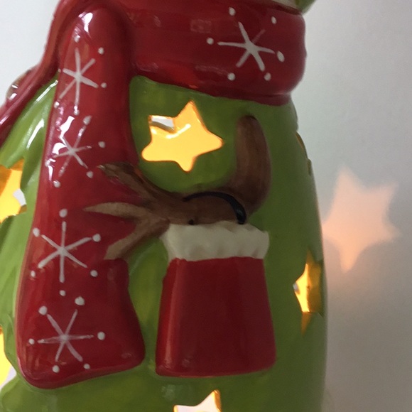 10” Christmas Snowman Holiday Decor Lightening - Picture 5 of 14